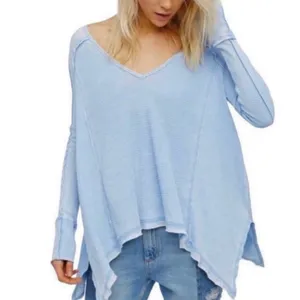 NWT Free People Pacific Thermal Long Sleeve Top Generous Size Small thumbnail 3