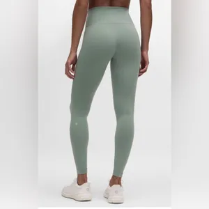 Lululemon NWT Wunder Train High Rise Tights 28” Leggings Crater Blue Size 14 thumbnail 2