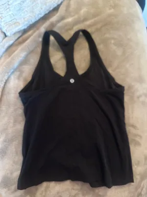 Lululemon racerback black tank  thumbnail 2
