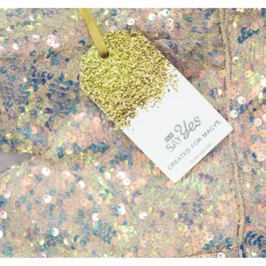 Say Yes To The Prom Back Iridescent Sequin Prom Dress Gown Pink / Multi 7 / 8 thumbnail 4