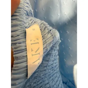 LAKE Lolly Midi Swiss Dot Dress in Blue Women’s Sz. S thumbnail 4