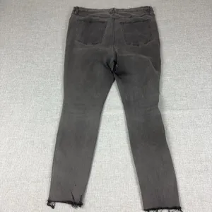 Good American Good Waist Jeans Womens 16 Gray Charcoal High Rise Skinny Stretch‎ thumbnail 10