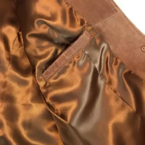 Dennis by Dennis Basso genuine leather jacket blazer Women’s size medium brown thumbnail 6