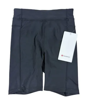 Lululemon Mesh Outer High Rise Running Shorts 2" Shell 5" Liner Pockets Size 2 thumbnail 1