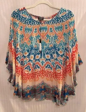 NWT! NICKY HILTON X Blouse. Size M. Originally $193 thumbnail 1