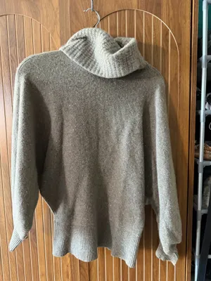 Cashmere turtleneck sweater Gray thumbnail 1