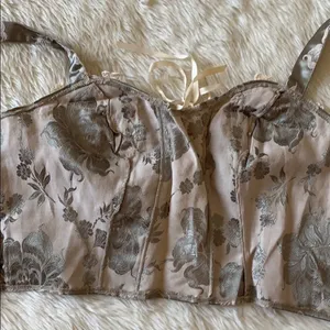 Y2K Victoria’s Secret Embroidered Bustier Corset thumbnail 8