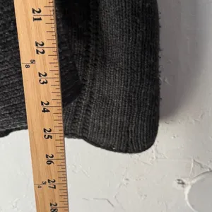 Christopher Fischer Charcoal Wool Cashmere Kimono‎ Cardigan Sweater Size S thumbnail 5