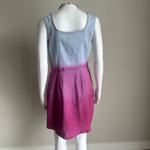 Jordache Vintage Ombré Denim Dress Size S NWOT thumbnail 7