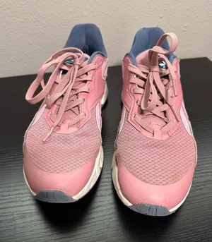 Reebok Pink and Blue Athletic Sneakers thumbnail 1