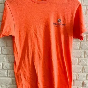 Simply southern small T-shirt orange cotton m thumbnail 1
