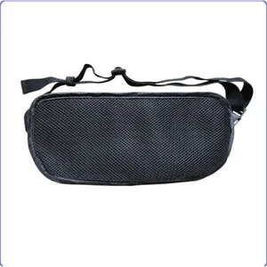 Travel Money Belt Waist Bag Fanny Pack Hidden Wallet Black 2-pocket Zip Adjust thumbnail 2