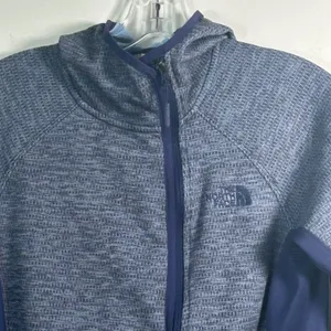 The North Face Women's Asymmetrical Full Zip Fleece Jacket‎ Blue Heather Size M thumbnail 3