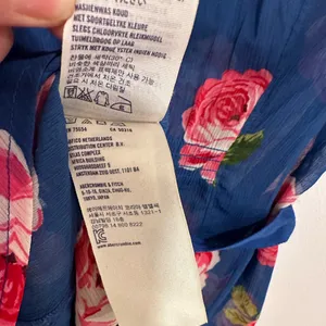 Abercrombie & Fitch Y2K Sheer Floral Short Sleeve Blouse Ruffle Size XS thumbnail 8