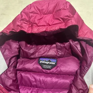 Patagonia Jacket Women's L Pink Down Sweater Hoody Hoodie Zip Up Lightweight thumbnail 3