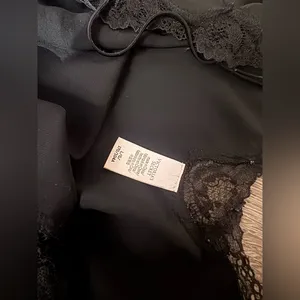 Victoria’s Secret Little Black Lacy Slip chemise large thumbnail 3