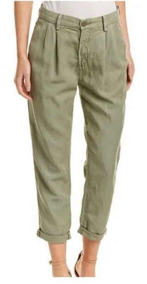 Adriano Goldschmied Green‎ The Evan Relaxed Pleated Trouser Pants Sz 25R NEW thumbnail 1