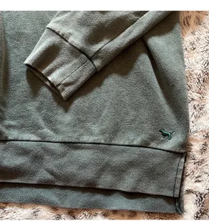 Victoria's Secret pink oversized medium half zip sweatshirt thumbnail 4