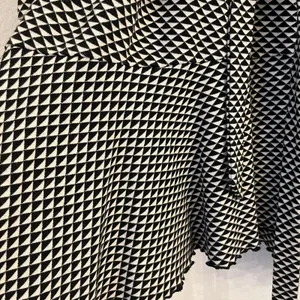 Nicole Miller Collection‎ Claudette Knit Wrap Sweater Dress L Geometric Ruffles thumbnail 5