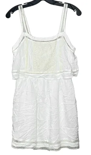 NWT American Eagle Dress Cottage Coquette Prairie Romantic Coastal White Small thumbnail 1