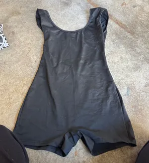 Amazon Backless Romper Black thumbnail 1