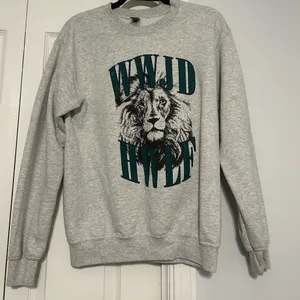 WWJD HWLF vintage lion ash crewneck sweatshirt pullover thumbnail 3