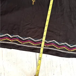 Maurices Tank Top Womens L Black Rayon Embroidered Lightweight Boho Flowy New thumbnail 13