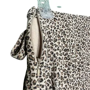Abercrombie & Fitch Skirt Women's XS Brown Leopard Faux Wrap Ruffle Mini Summer thumbnail 12