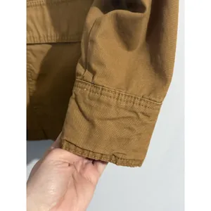 Universal Thread Canvas Jacket‎ Womens Medium Snap & Zip Tan Barn Chore Coat thumbnail 5