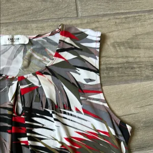 Jones Studio Graphic Black and White Blouse thumbnail 4