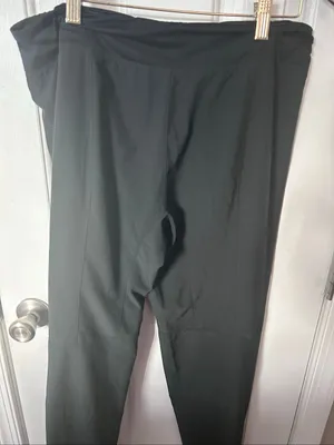 Brooks running black pants tight size large with pockets thumbnail 5