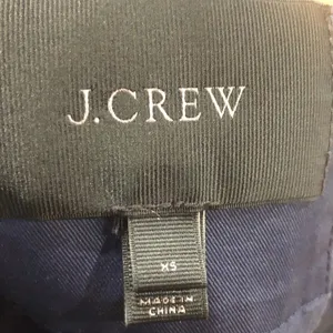 J.Crew navy blue button up jacket thumbnail 5