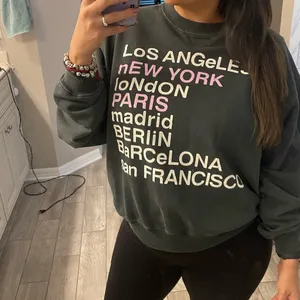 Anine Bing City Love Sweatshirt Charcoal Size M thumbnail 11
