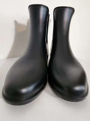 A New Day Black Chelsea Rain Boots Pull-On Size 9 thumbnail 2