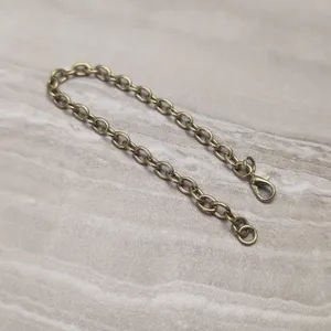 Vintage Gold Tone Chain Bracelet 7.5" thumbnail 5