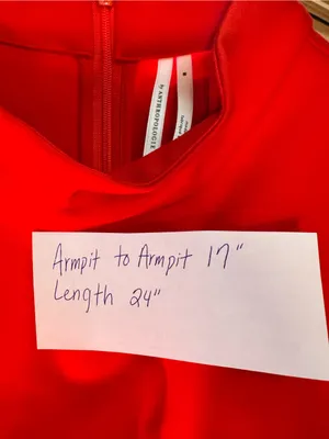 Anthropologie Tomato Red Mock Neck Sleeveless Peplum Blouse Tank M Preppy thumbnail 9