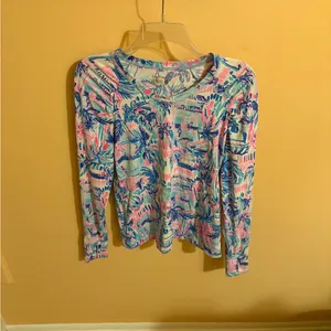 Lilly Pulitzer Luxletic Tarah UPF 50+ Sunguard Long Sleeve Top thumbnail 3