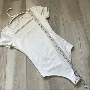 Abercrombie & Fitch Bodysuit square neck womens White (xsmall) seamless fitted thumbnail 5