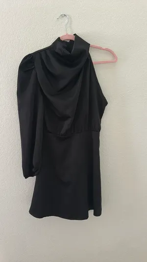 SheIn Silk black dress thumbnail 2