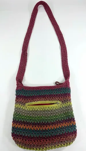The Sak‎ Boho Festival Crochet Crossbody Bag Artisan Hippie Cottagecore Purse thumbnail 1