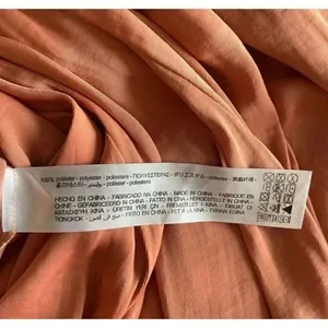 Zara Burnt Orange Pink Coral High Waisted Pull On Casual Y2K Lounge SZ S #1693 thumbnail 13