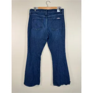 Hudson Heidi High Rise Flare Jeans Womens 32 Blue Dark Wash Denim Casual Fall thumbnail 9