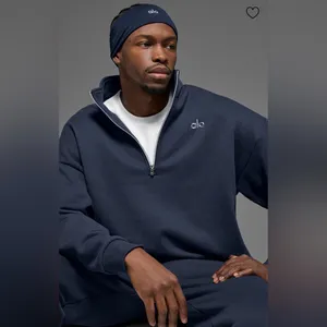 Alo Yoga NWT Performance Conquer Navy Blue Headband thumbnail 4