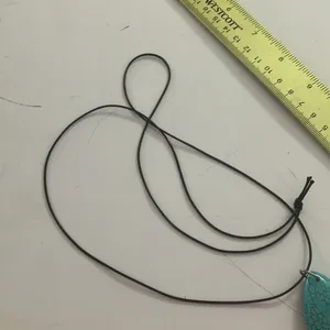 Turquoise like Teardrop Pendant Necklace thumbnail 2