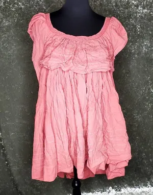 Free People Hailey Babydoll Ruffle Mini Dress thumbnail 4