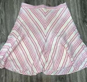 Banana Republic 6P stripped linen skirt thumbnail 1