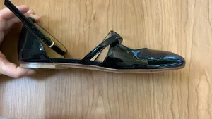 A.P.C Patent Leather Black Mary Jane Flats thumbnail 3