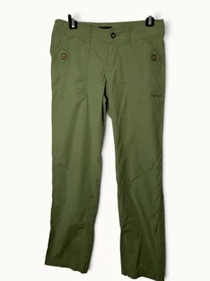 Marmot Womens Roll Tab Hiking Pants Size 6 Green Convertible Outdoor Trail thumbnail 4
