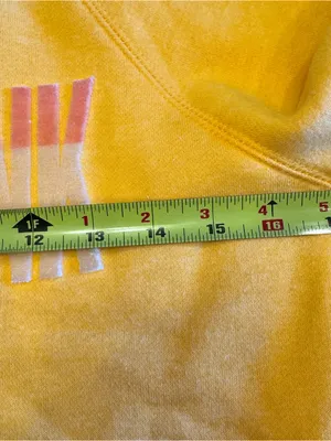 Aeropostale Sweatshirt Size XS‎ Womens Love Drunk Crop Pullover Yellow thumbnail 7