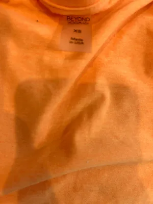 Beyond yoga orange tank top thumbnail 2